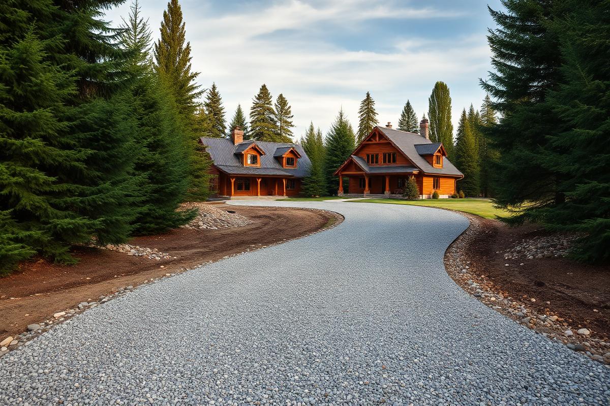 Gravel driveway construction in Rathdrum, ID